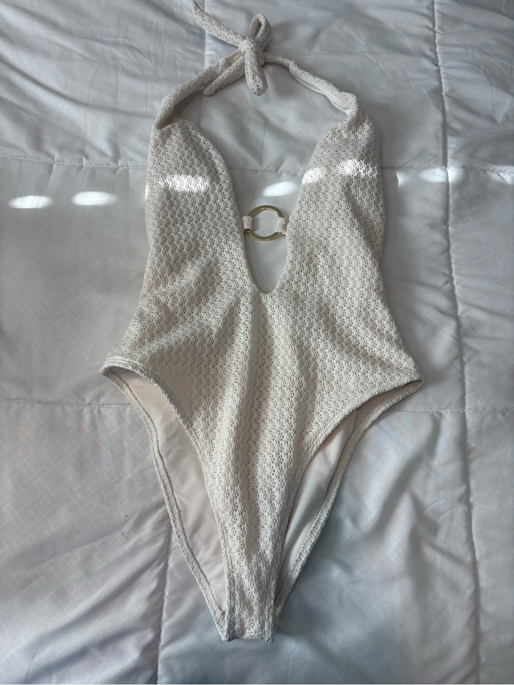 Abercrombie and Fitch Isla Crochet Swimsuit